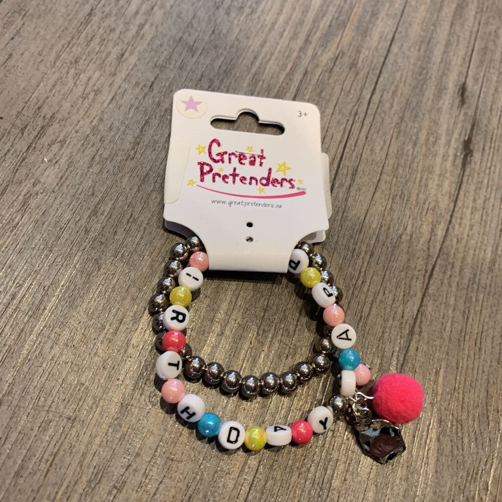 Great Pretenders Happy Birthday Bracelet