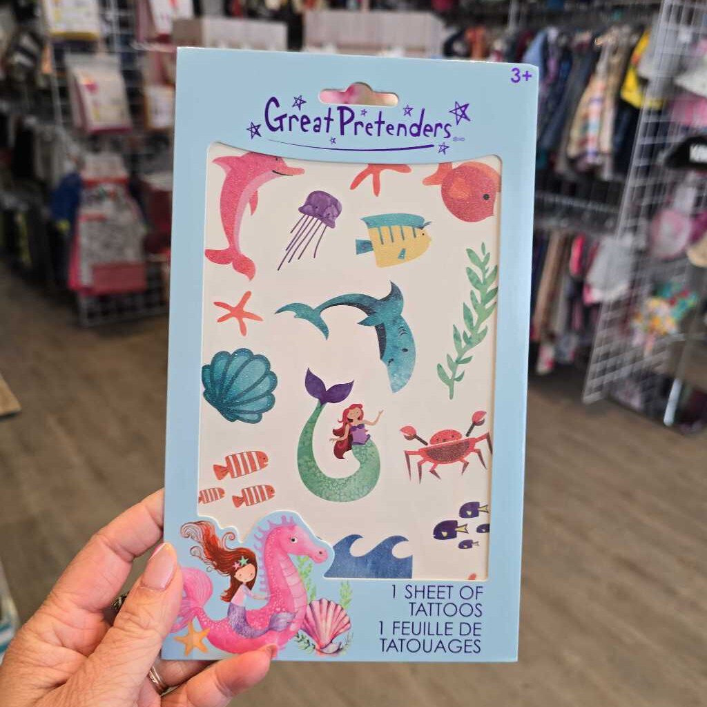 Mermaid Temporary Tattoos