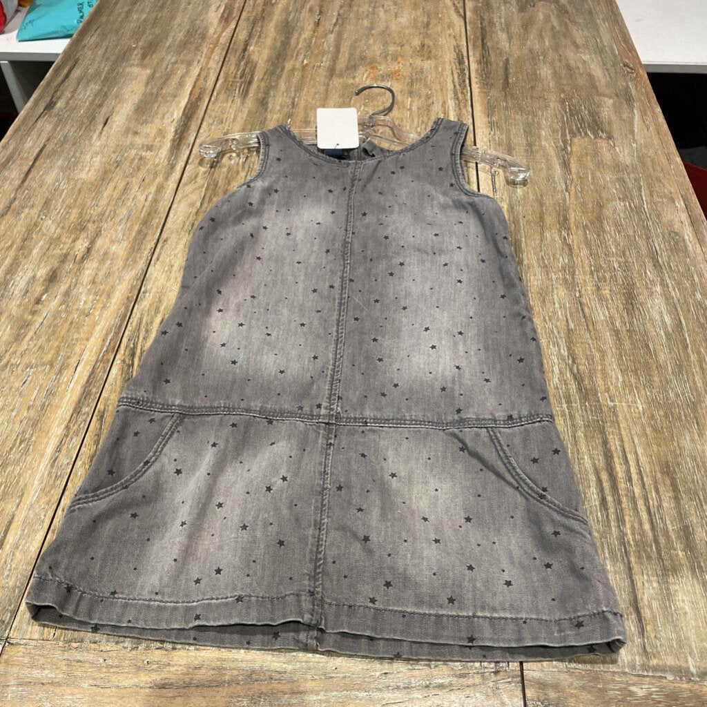 Gap Grey denim stars tank Ctn Dresses 5Y