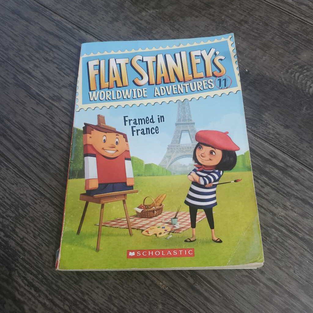 Flat Stanley's Worldwide Adventure # 11 Framed in France