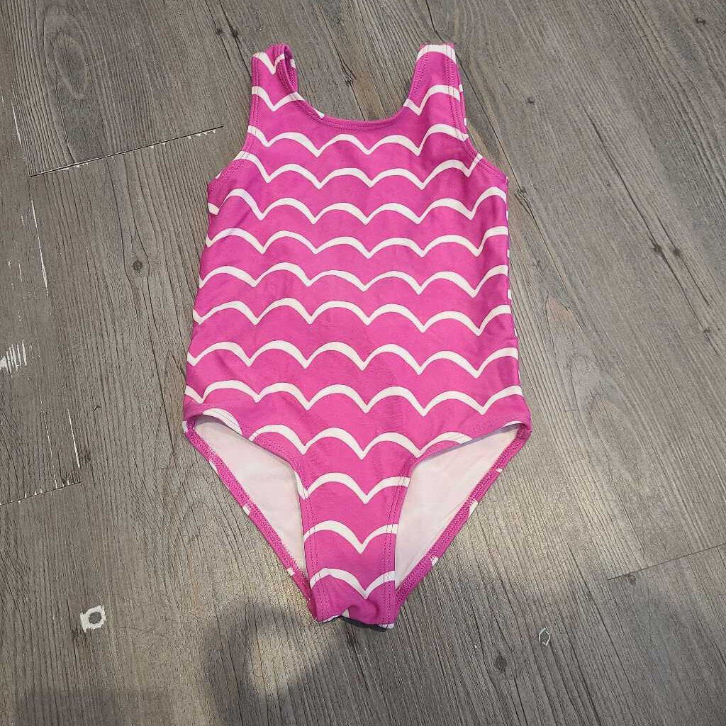 Tucker and Tate pink waves swimsuit 4T