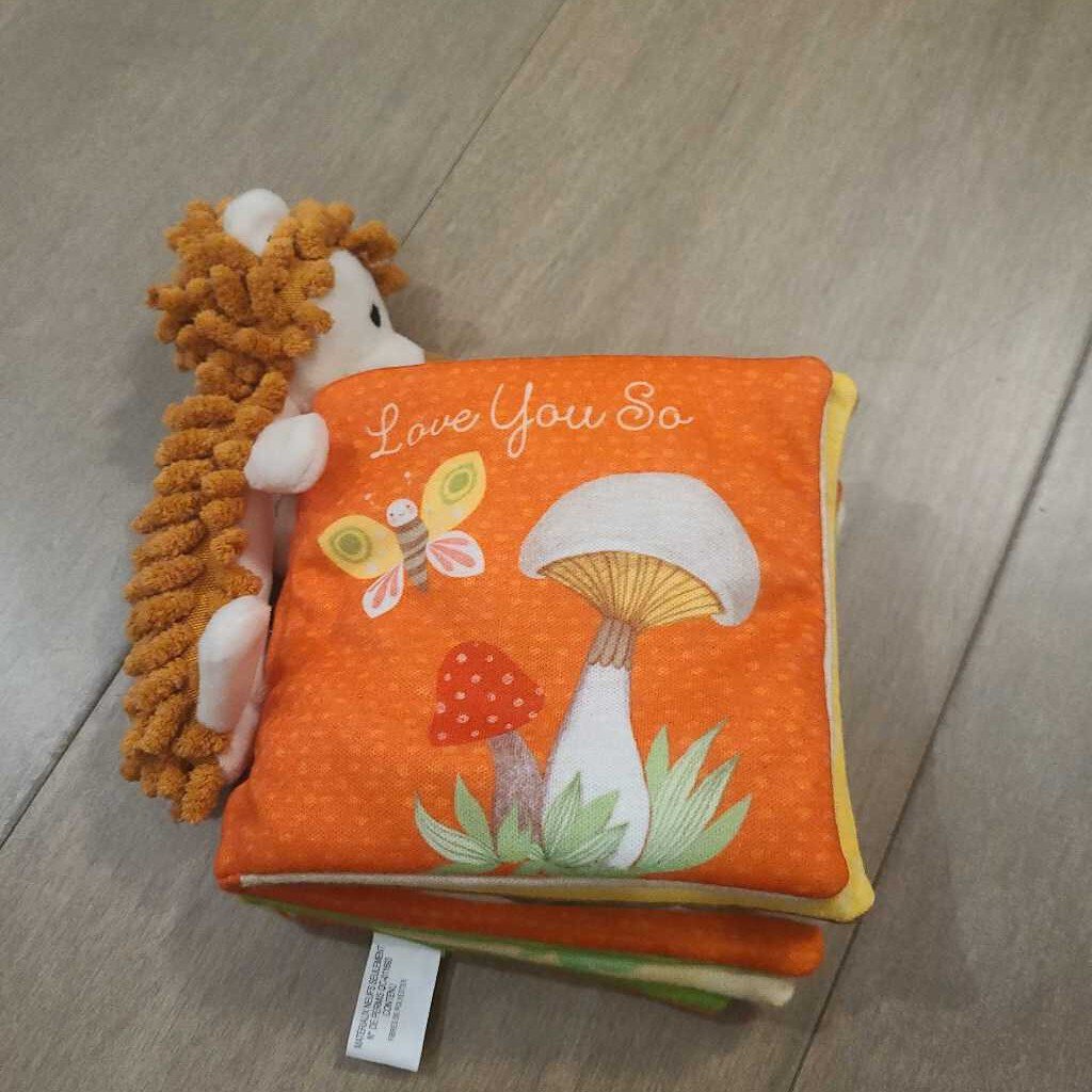 Hallmark Porcupine Love You So cloth book