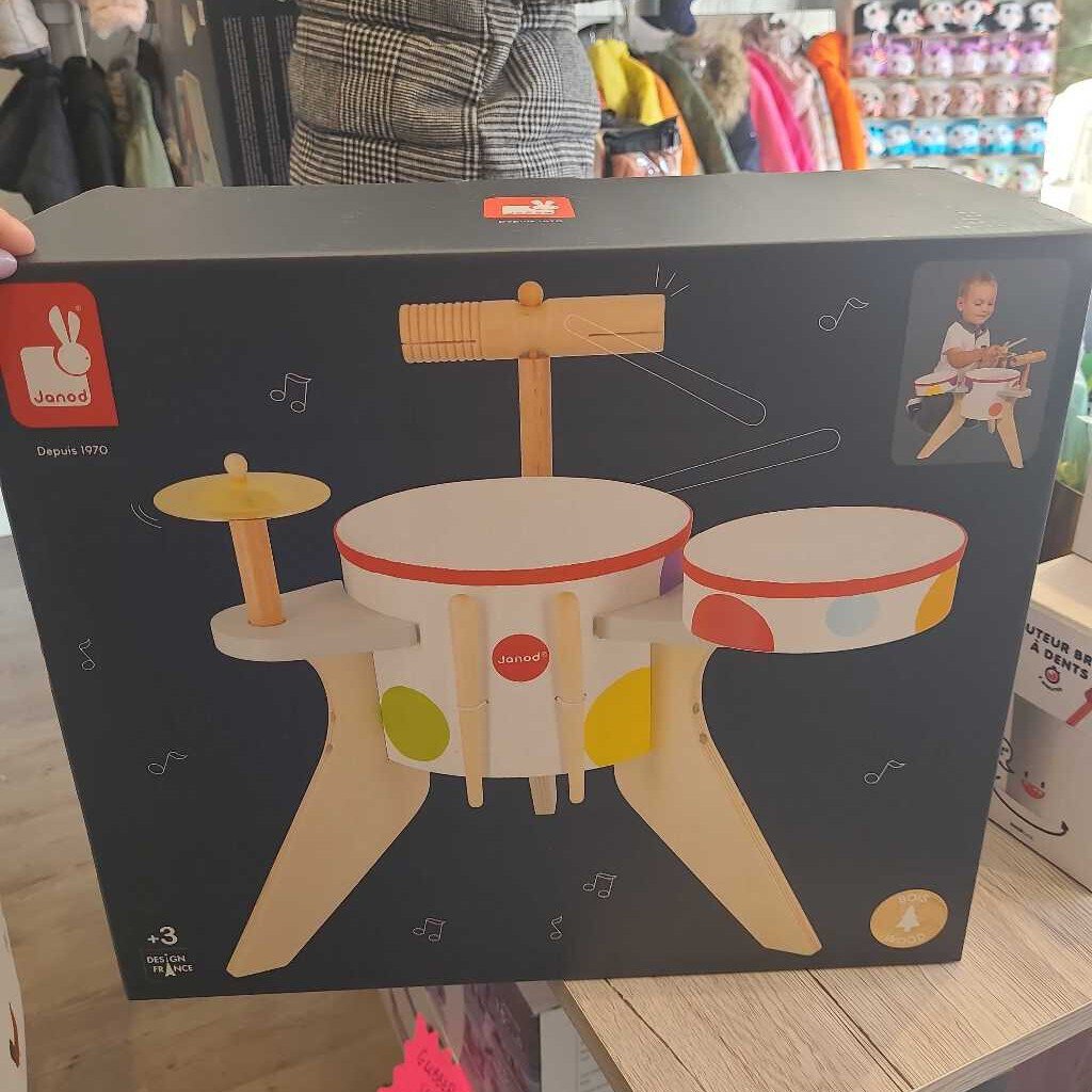 Janod Confetti Drum Kit