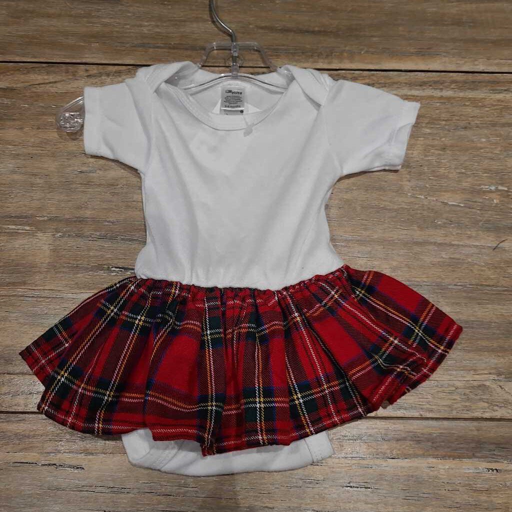 Red and best sale white kilt