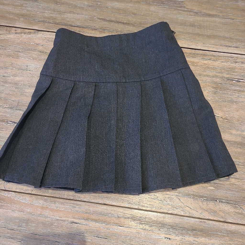 Next School grey pleated skirt 3T